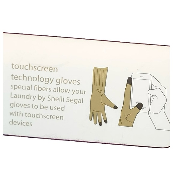 Laundry Shelli Segal Set Wool Gloves and Headband Ear Warmer Royal Blue Metallic - Picture 4 of 14